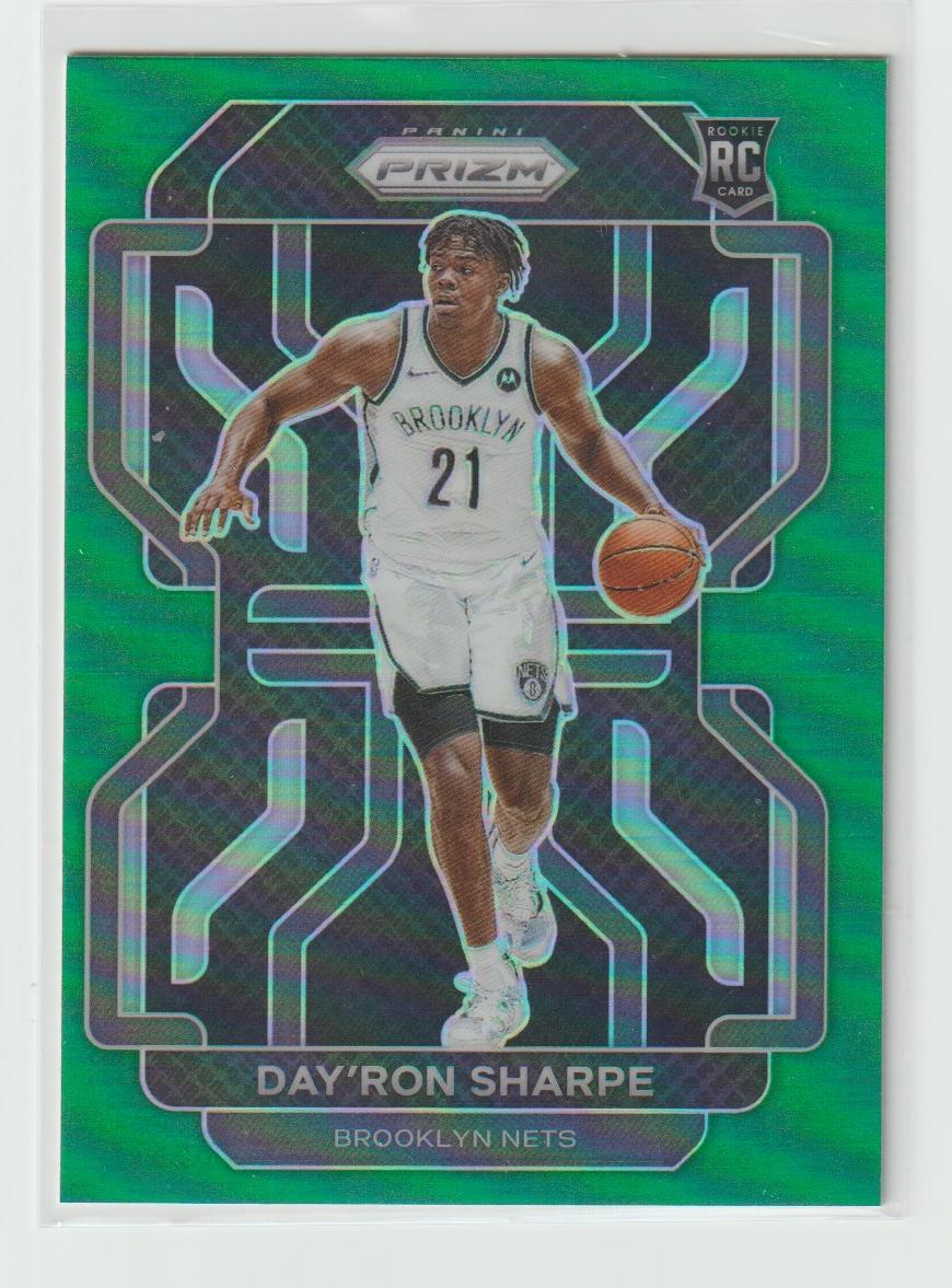 281 Day'Ron Sharpe - Brooklyn Nets Green Prizm