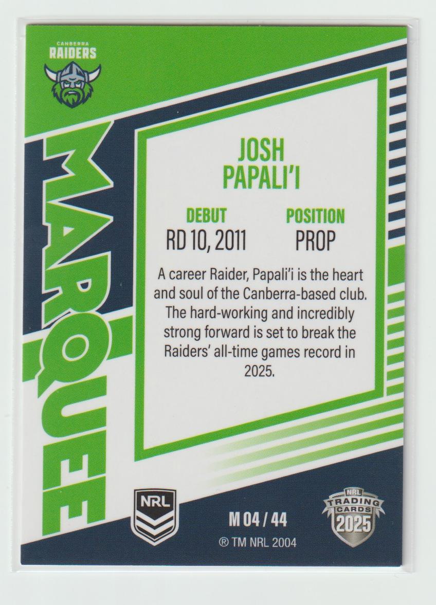 M04/44 RAIDERS JOSH PAPALI’I