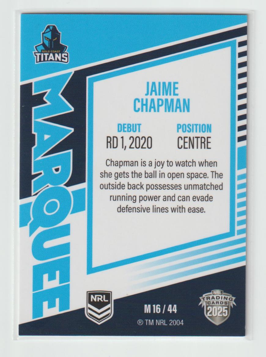 M16/44 TITANS JAIME CHAPMAN