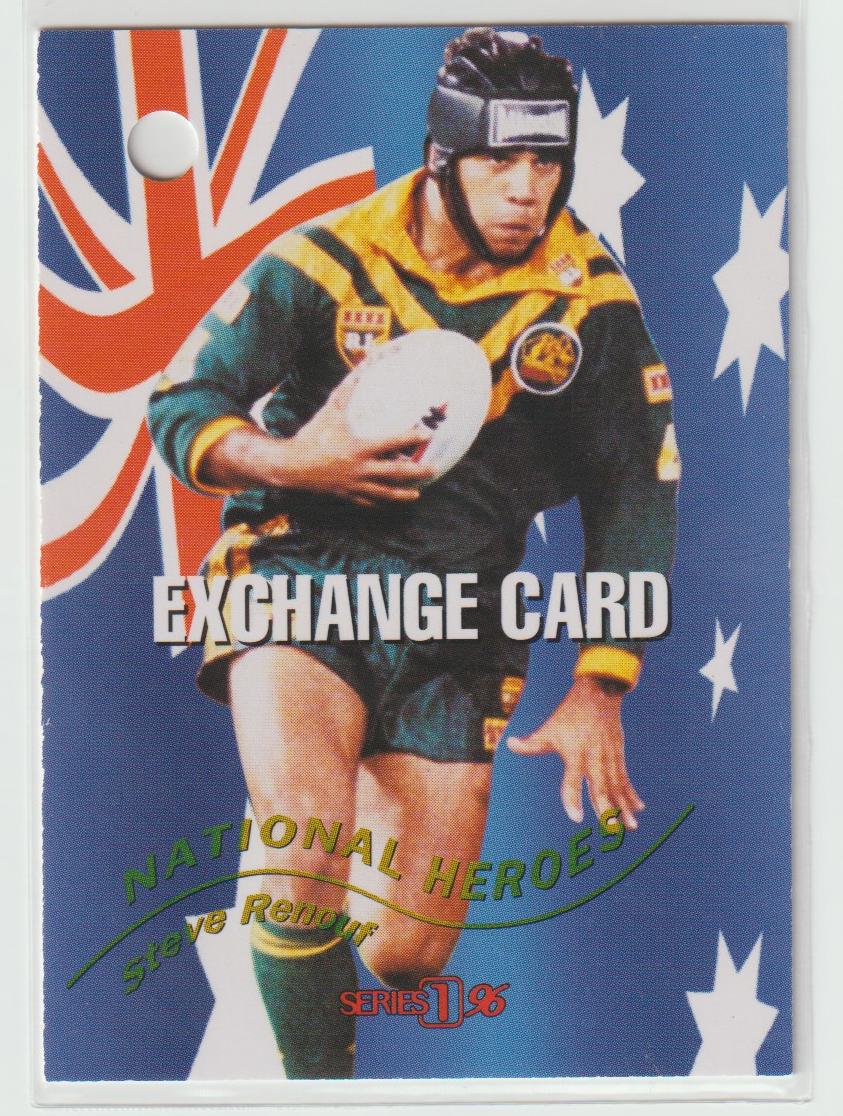 National Heroes Signature NH5 Steve Renouf 412/1000