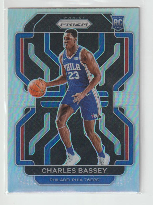 304 Charles Bassey - Philadelphia 76ers Silver Prizm