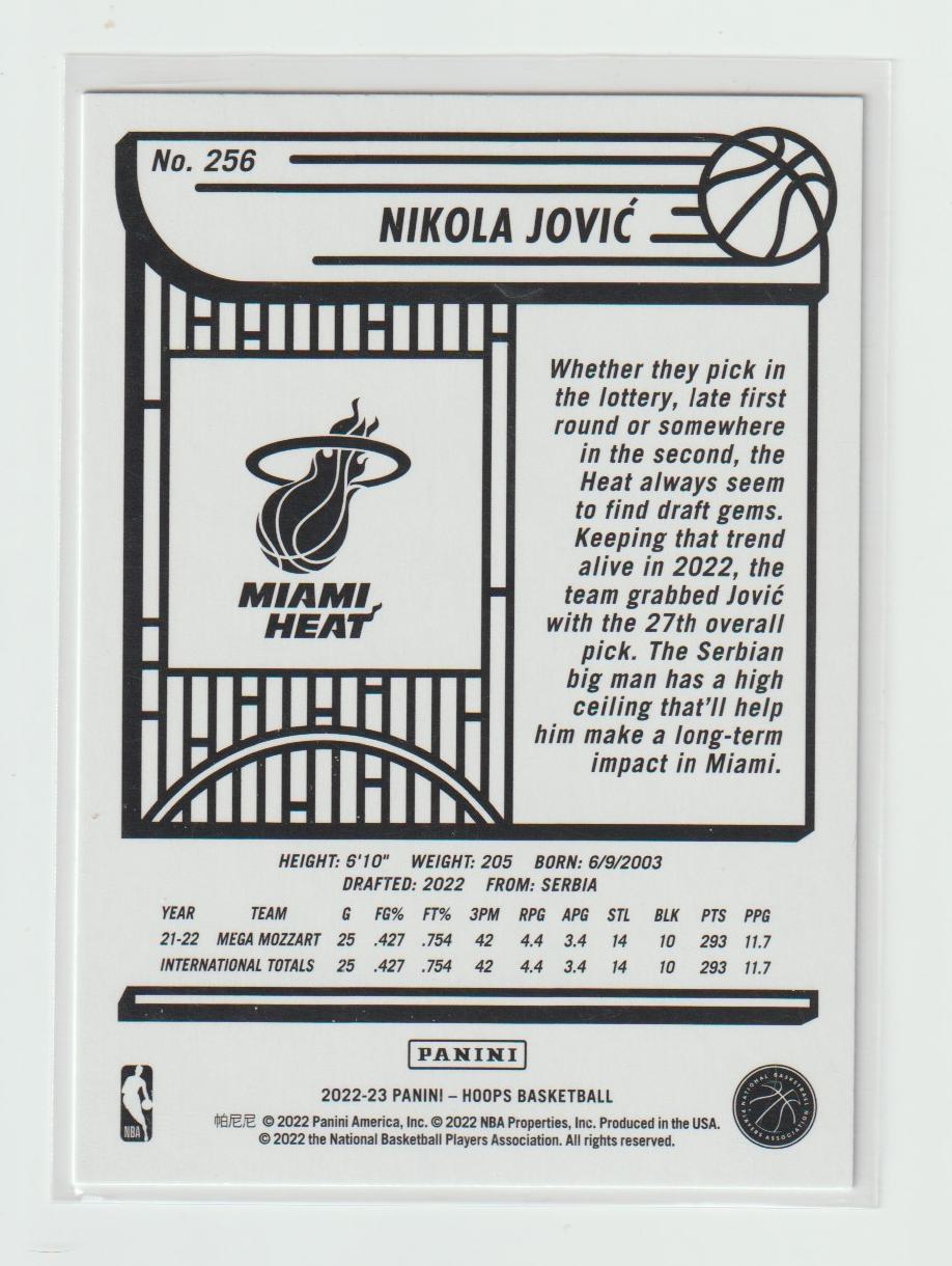 256 Nikola Jovic - Miami Heat