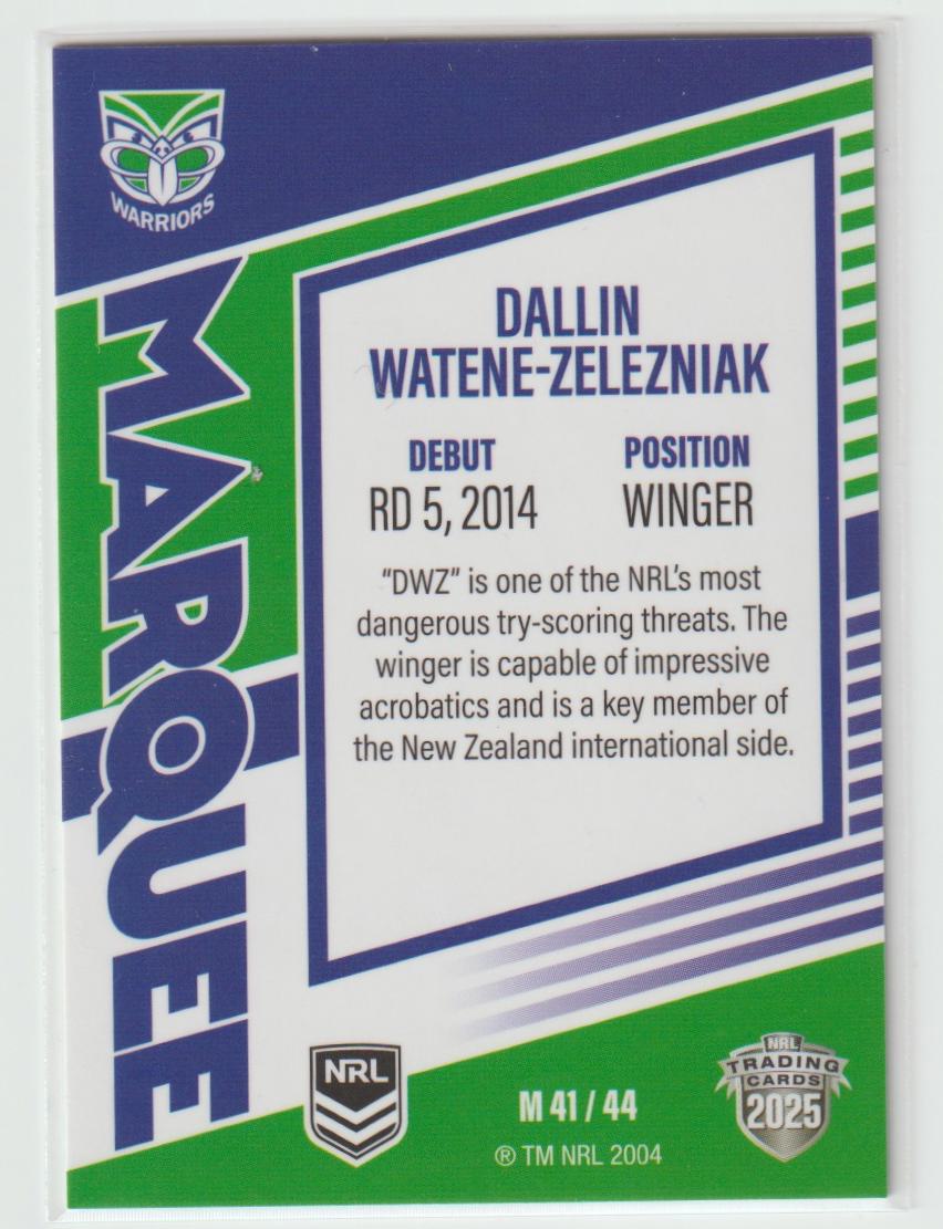M41/44 WARRIORS DALLIN WATENE-ZELEZNIAK