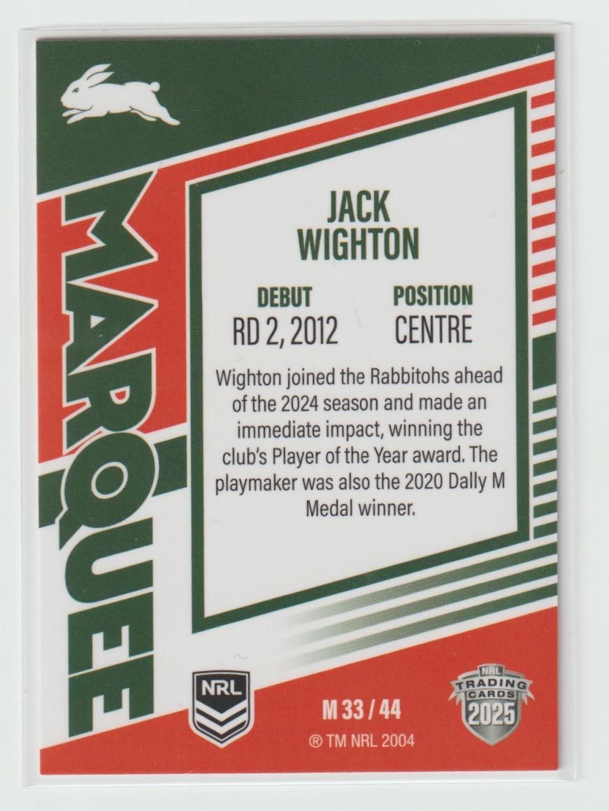 M33/44 RABBITOHS JACK WIGHTON