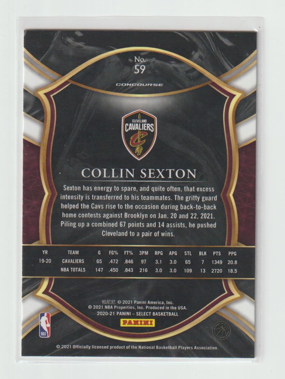 059 Collin Sexton - Cleveland Cavaliers Blue Retail