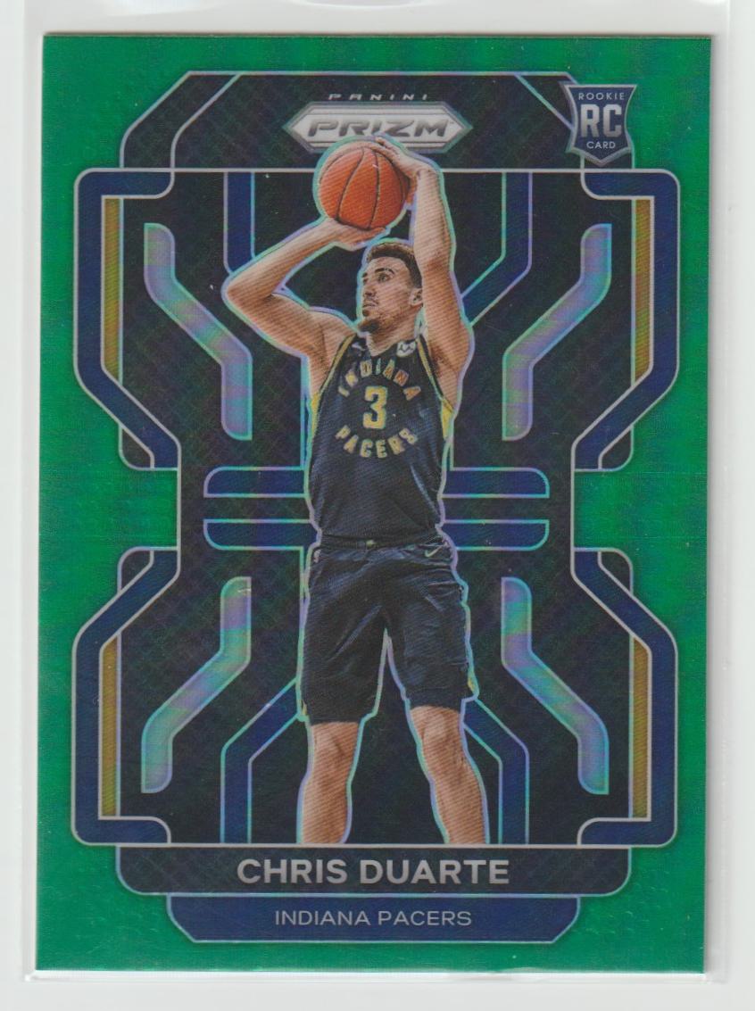 315 Chris Duarte - Indiana Pacers Green Prizm