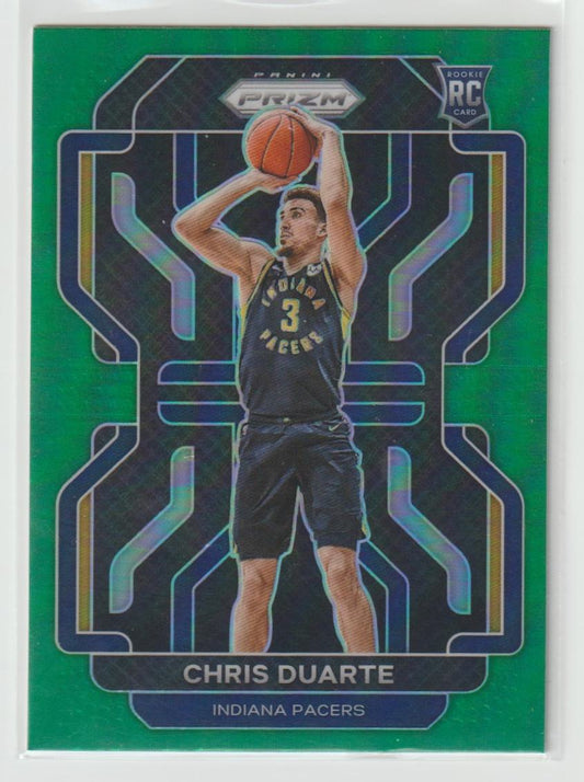 315 Chris Duarte - Indiana Pacers Green Prizm