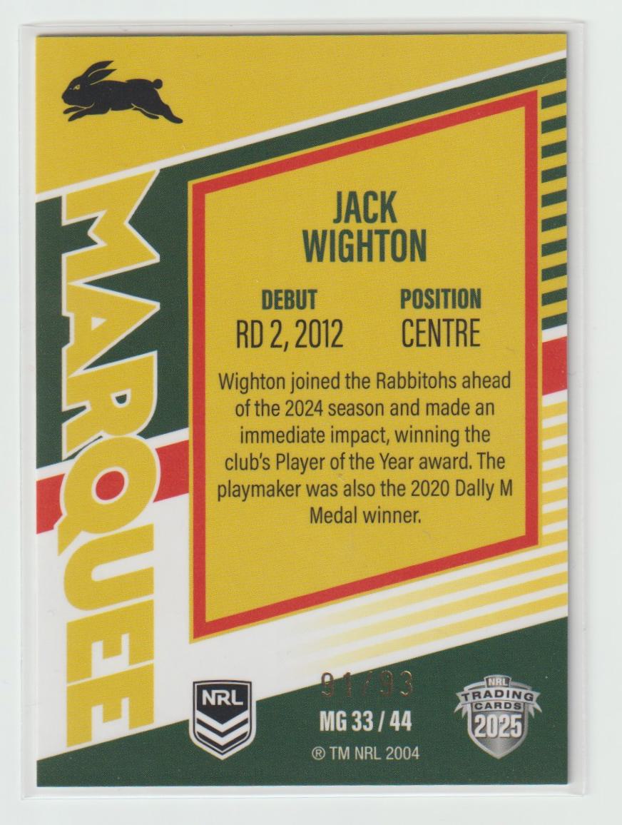 MG33/44 RABBITOHS JACK WIGHTON 91/93