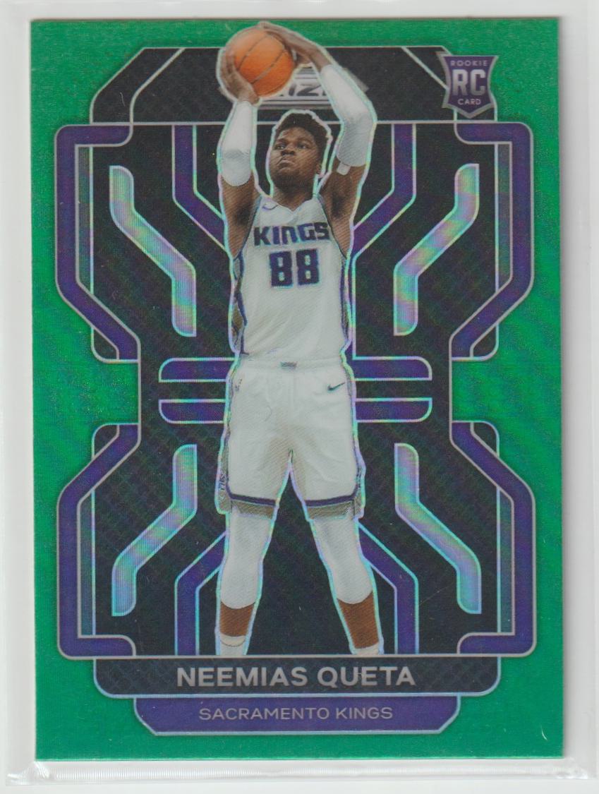 316 Neemias Queta - Sacramento Kings Green Prizm