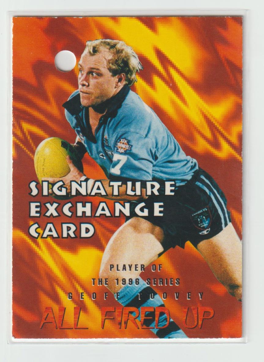 All Fired Up Signature A3 Geoff Toovey NSW Blues 810/1000
