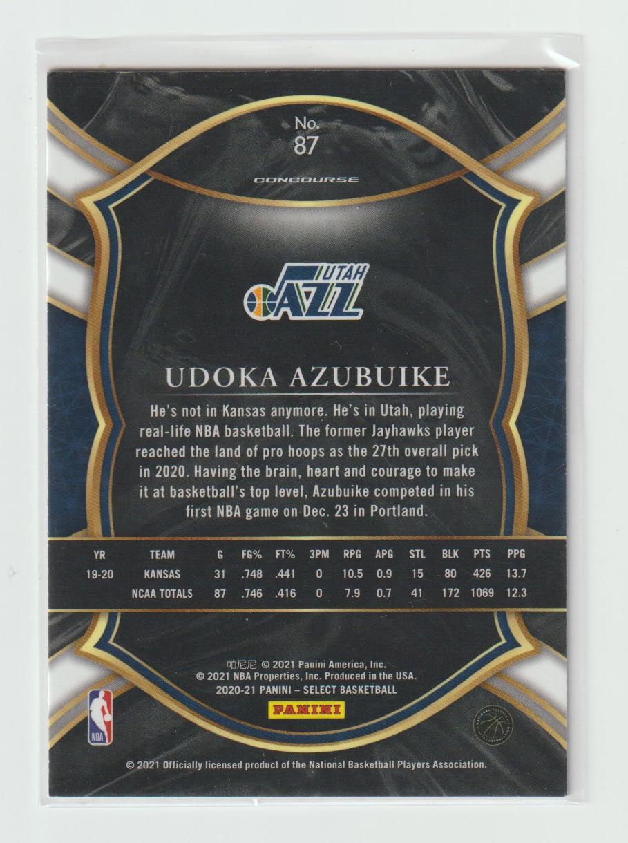 087 Udoka Azubuike - Utah Jazz Blue Retail