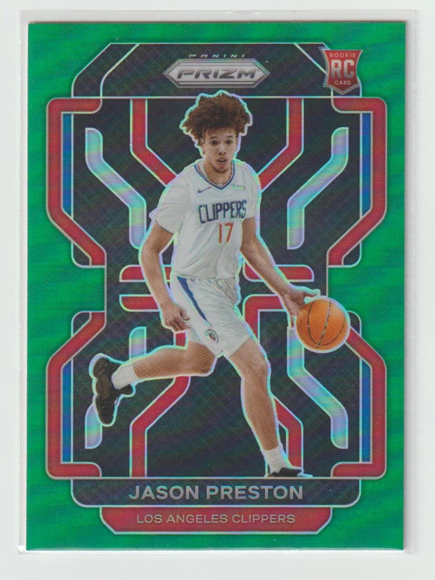 327 Jason Preston - Los Angeles Clippers Green