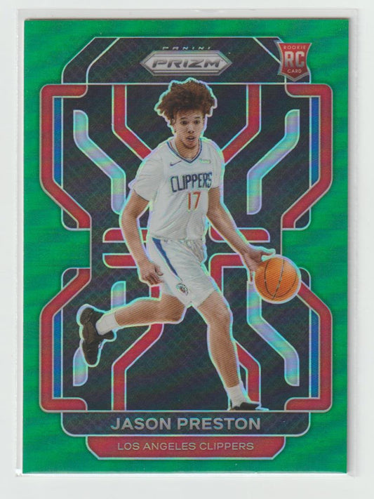 327 Jason Preston - Los Angeles Clippers Green