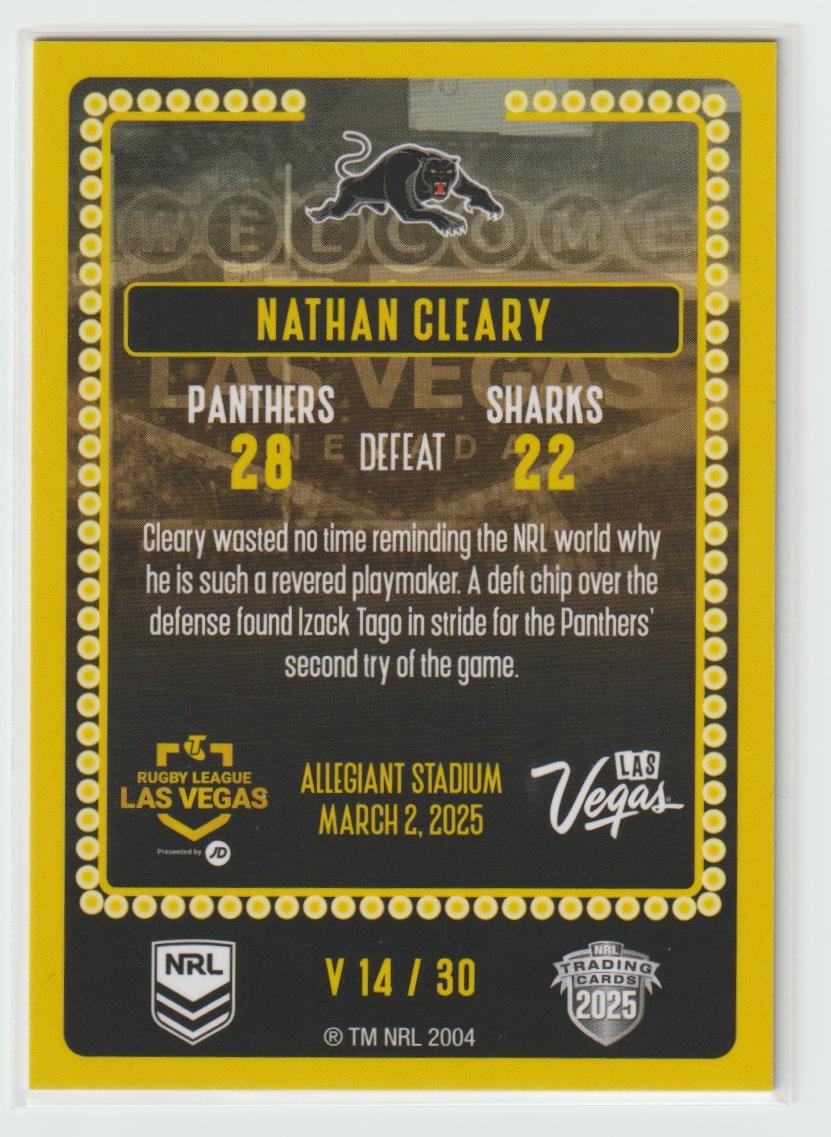 V14/30 PANTHERS NATHAN CLEARY
