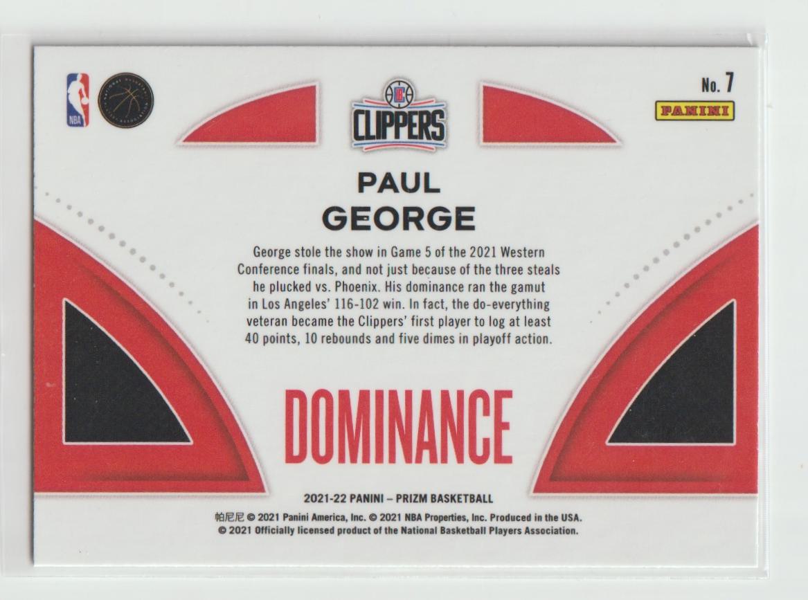 Dominance 007 Paul George - Los Angeles Clippers
