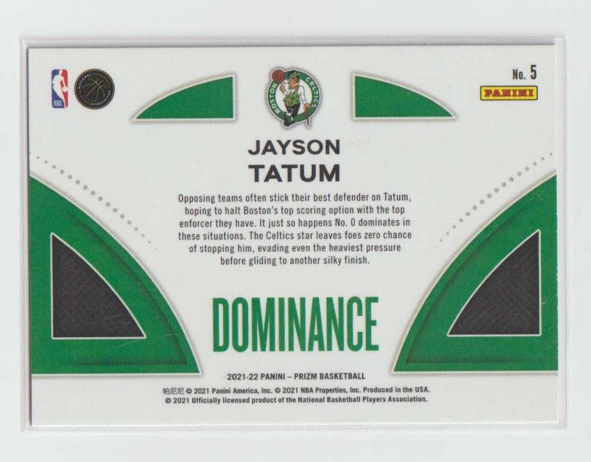 Dominance 005 Jayson Tatum - Boston Celtics