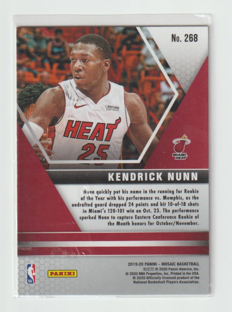 268 Kendrick Nunn Miami Heat