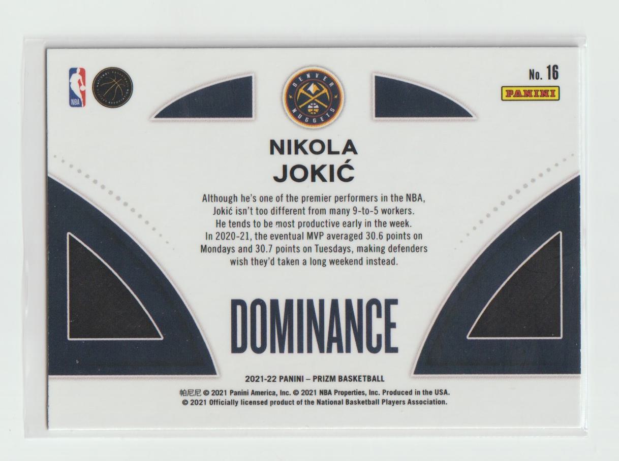 Dominance 016 Nikola Jokic - Denver Nuggets