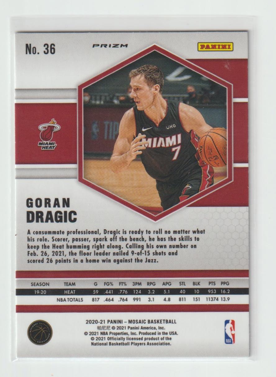 036 Goran Dragic - Miami Heat Reactive Blue