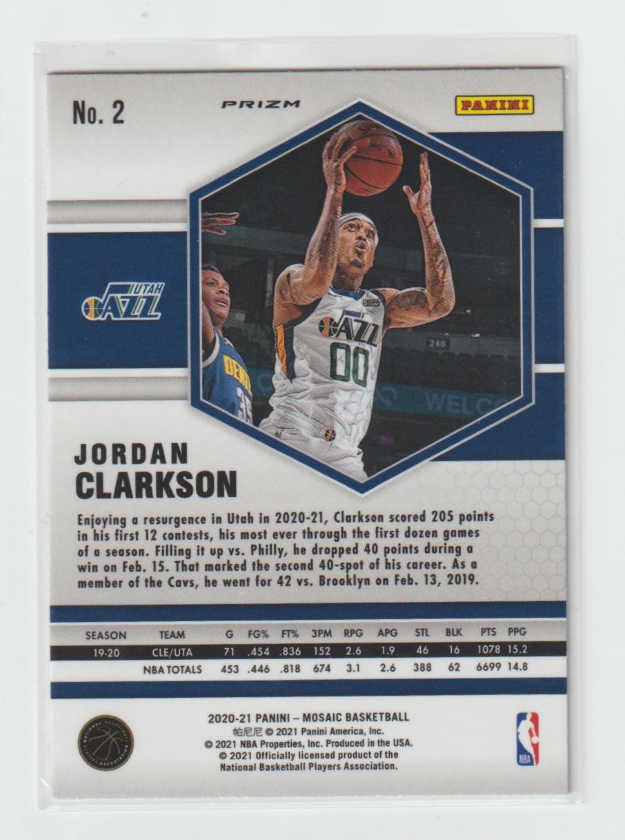 002 Jordan Clarkson - Utah Jazz Red Wave