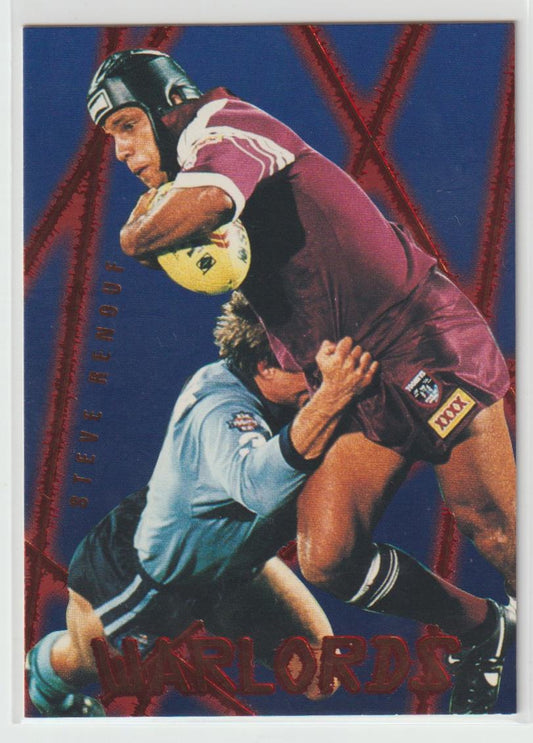 Warlords W4 Steve Renouf QLD Maroons