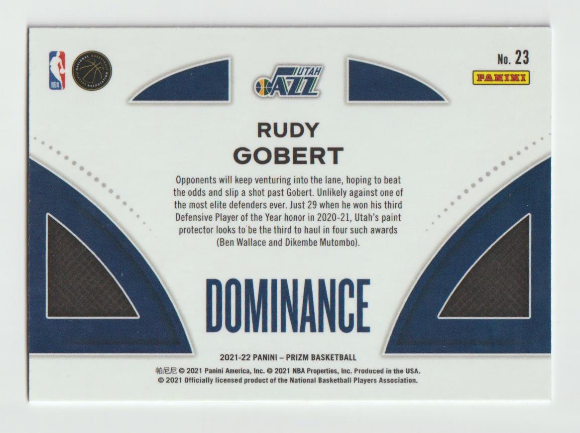 Dominance 023 Rudy Gobert - Utah Jazz