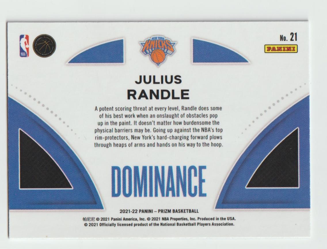 Dominance 021 Julius Randle - New York Knicks