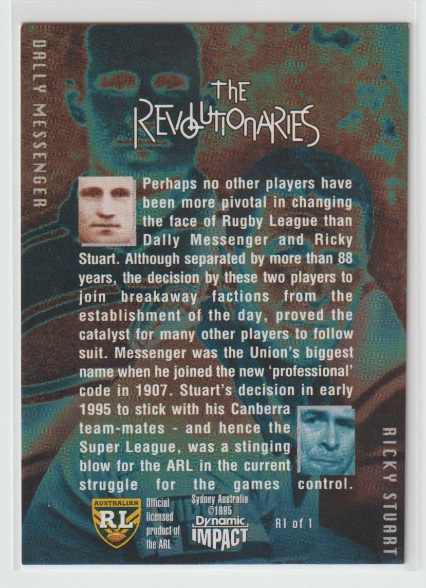 The Revolutionaries R1 Dally Messenger Ricky Stuart