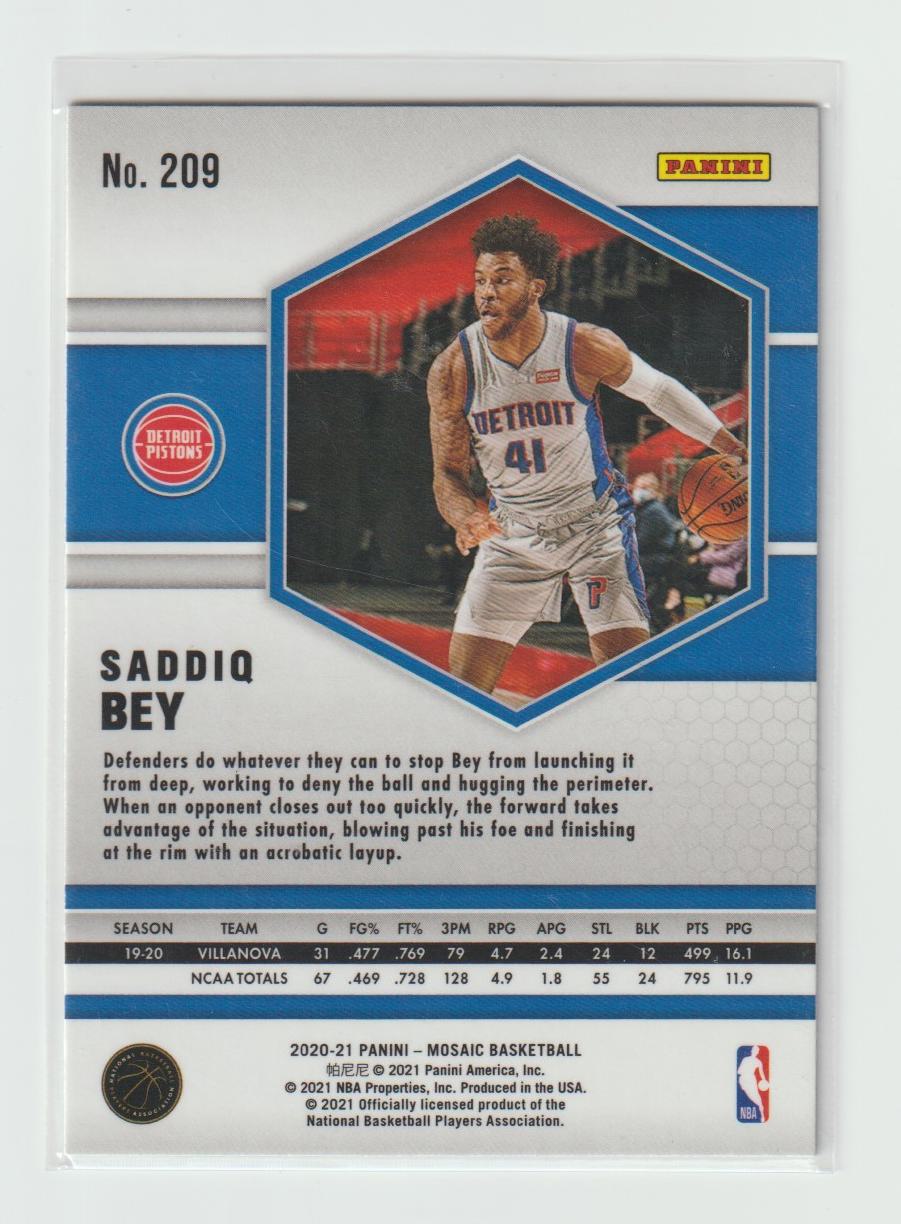 209 Saddiq Bey - Detroit Pistons