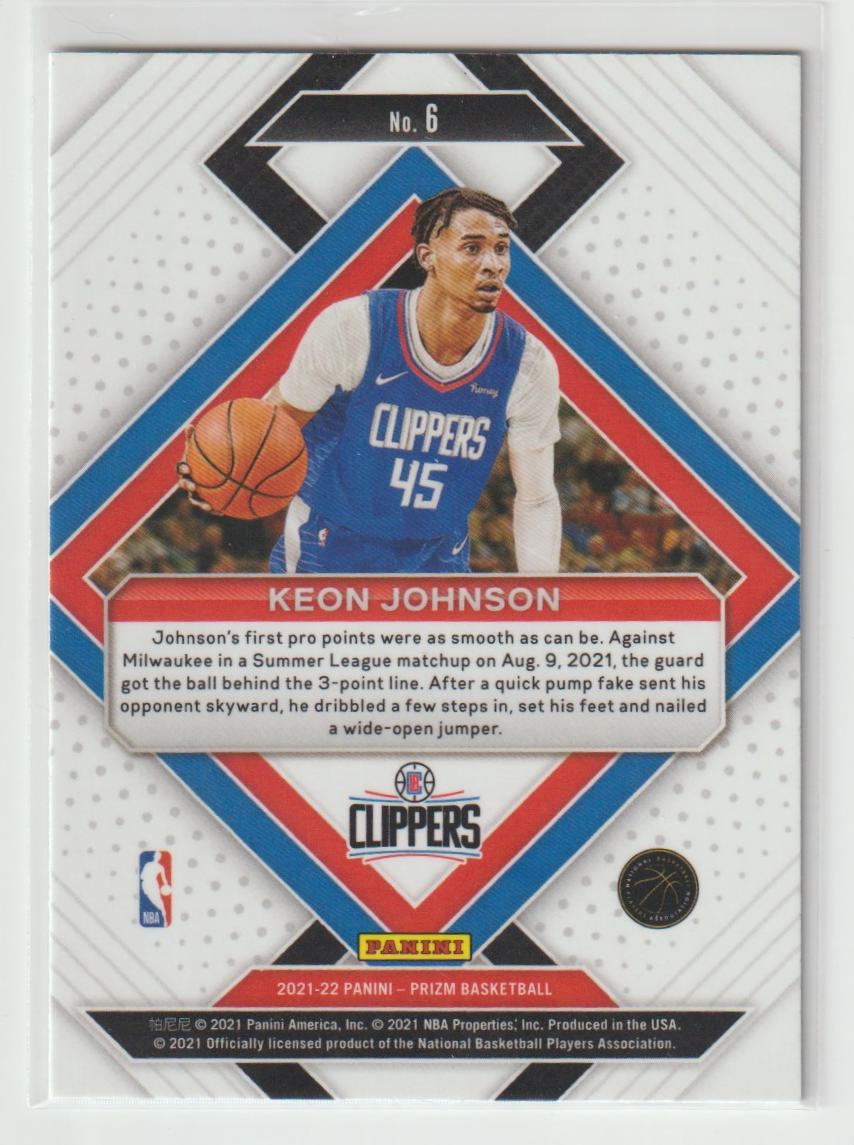 Emergent 006 Keon Johnson - Los Angeles Clippers