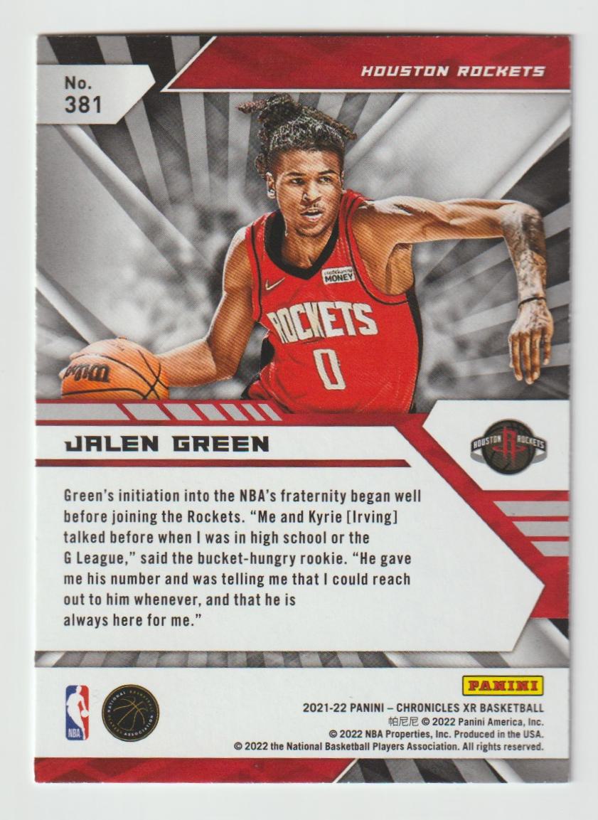 381 Jalen Green - Houston Rockets