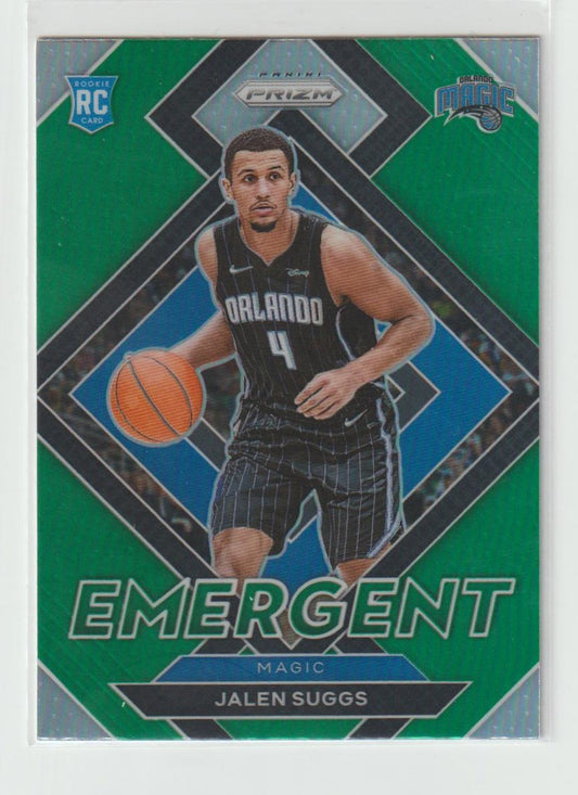 Emergent 012 Jalen Suggs - Orlando Magic Green Prizm