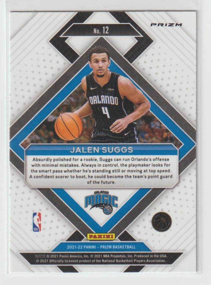 Emergent 012 Jalen Suggs - Orlando Magic Green Prizm