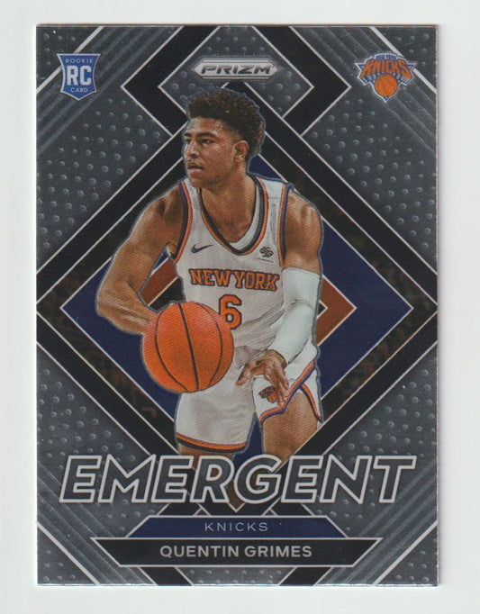 Emergent 019 Quentin Grimes - New York Knicks