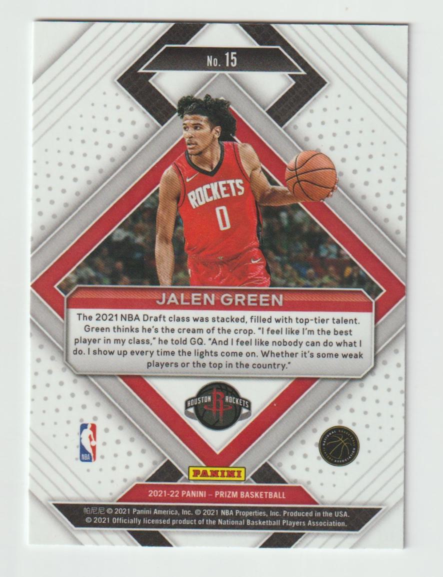 Emergent 015 Jalen Green - Houston Rockets