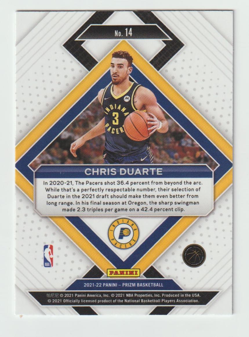 Emergent 014 Chris Duarte - Indiana Pacers