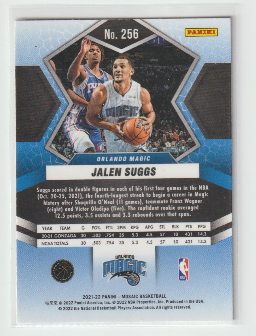 256 Jalen Suggs Orlando Magic