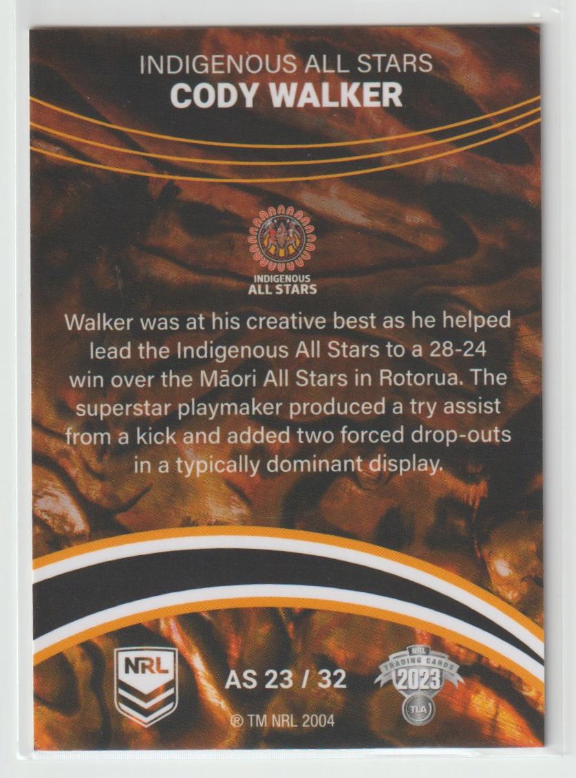 All Stars AS 23 INDIGENOUS CODY WALKER