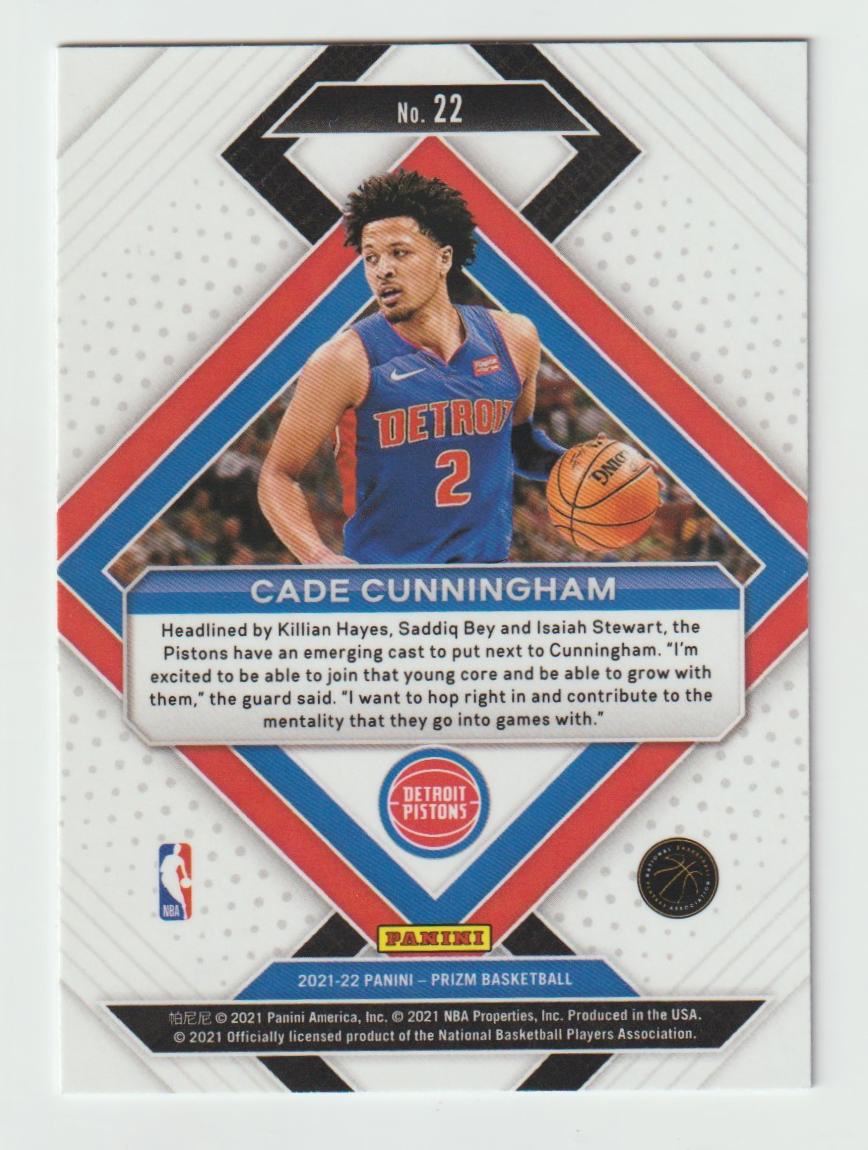 Emergent 022 Cade Cunningham - Detroit Pistons