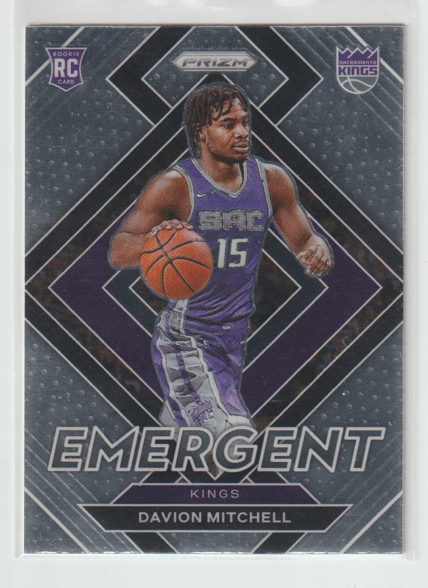 Emergent 025 Davion Mitchell - Sacramento Kings