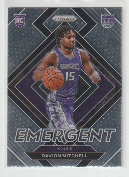 Emergent 025 Davion Mitchell - Sacramento Kings