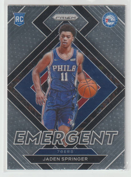Emergent 026 Jaden Springer - Philadelphia 76ers