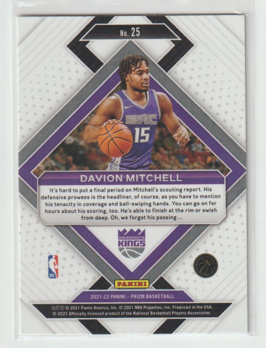 Emergent 025 Davion Mitchell - Sacramento Kings