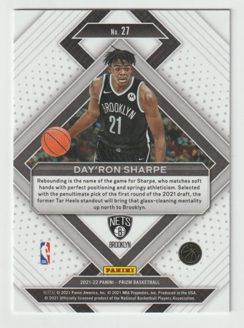 Emergent 027 Day'Ron Sharpe - Brooklyn Nets