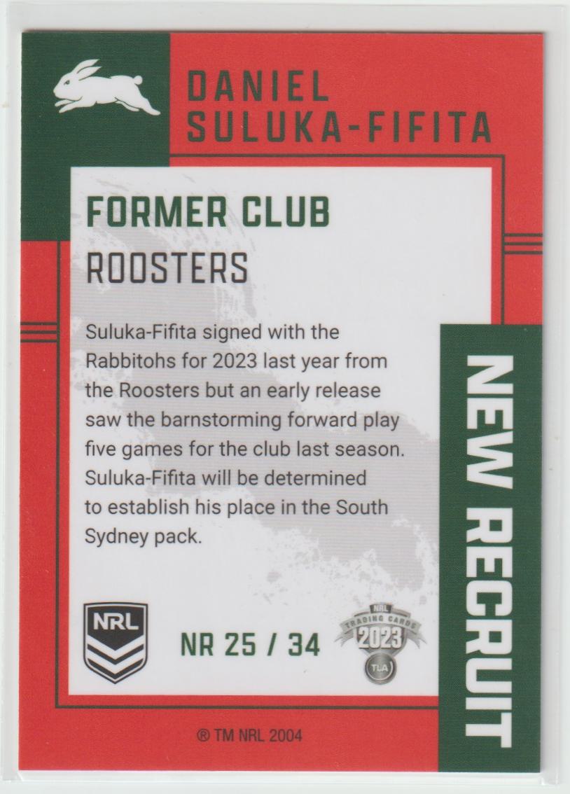 New Recruits NR 25 RABBITOHS DANIEL SULUKA-FIFITA
