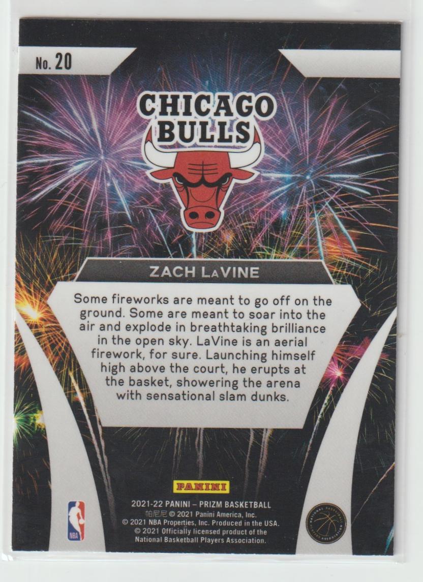 Fireworks 020 Zach LaVine - Chicago Bulls
