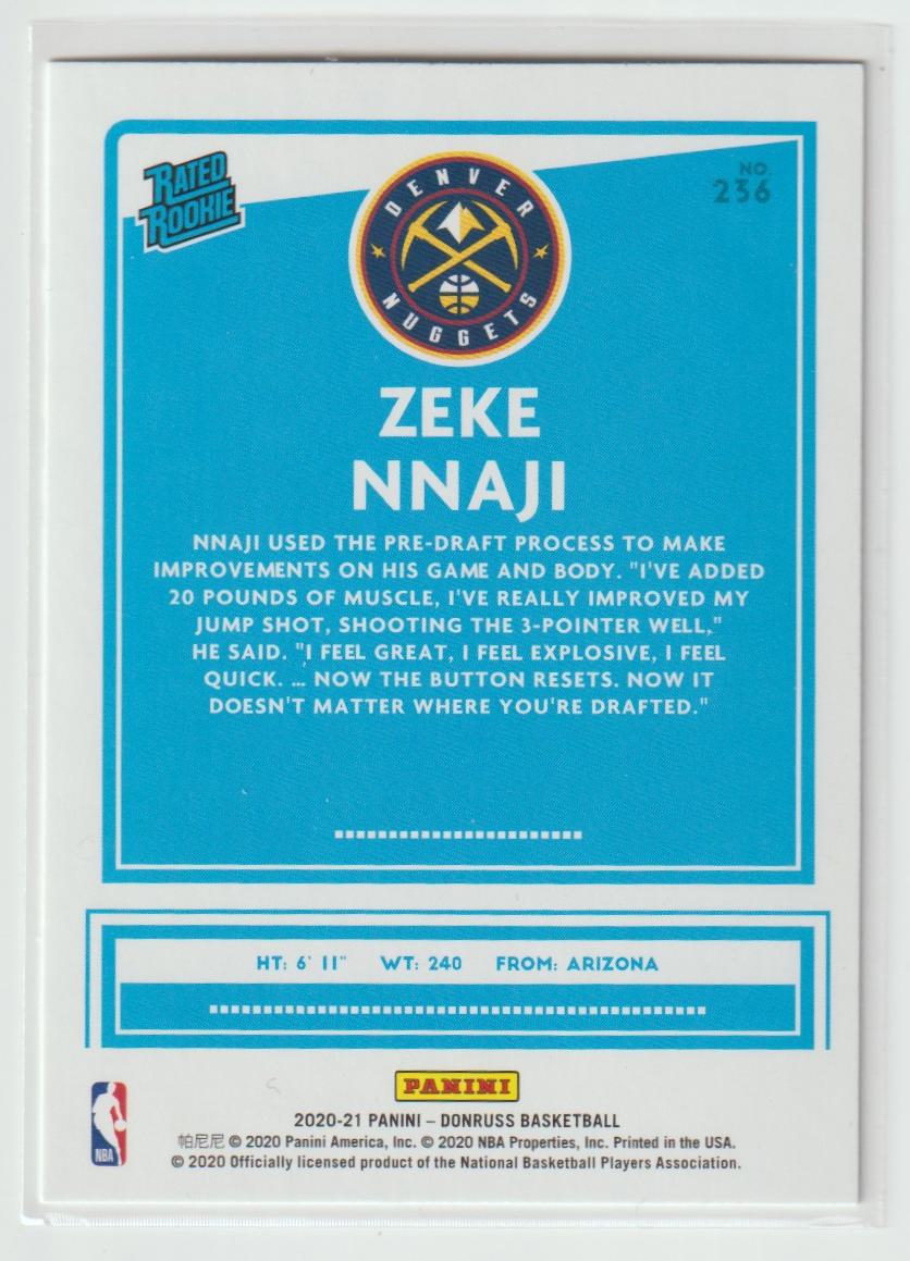 236 Zeke Nnaji - Denver Nuggets