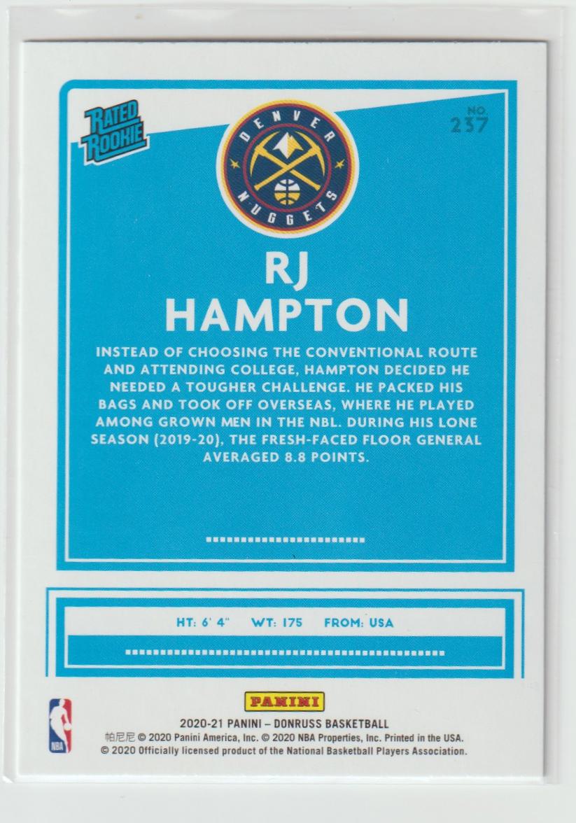 237 RJ Hampton - Denver Nuggets