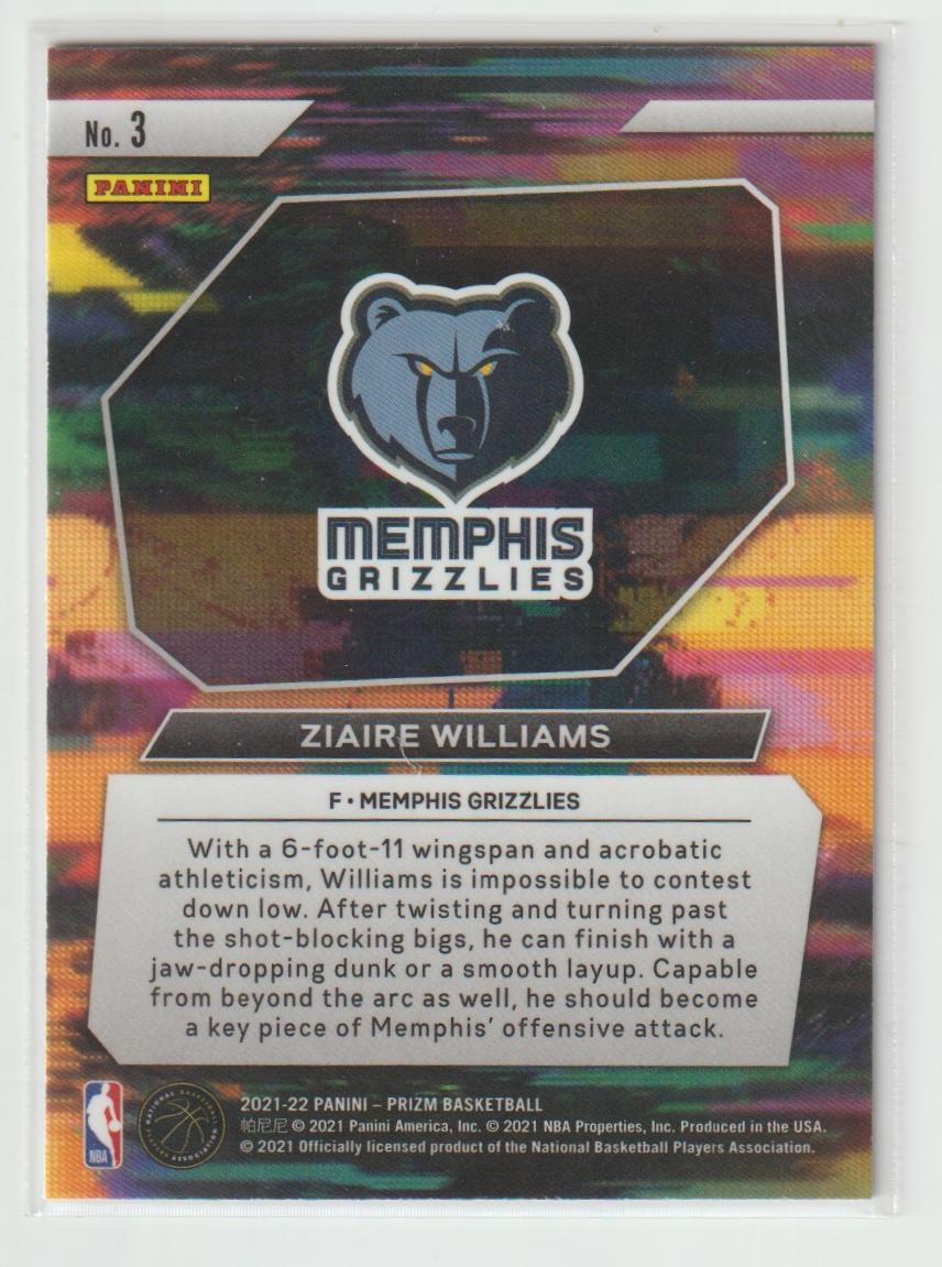 Instant Impact 003 Ziaire Williams - Memphis Grizzlies