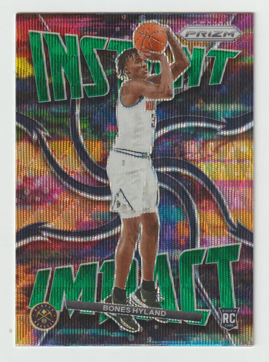 Instant Impact 006 Bones Hyland - Denver Nuggets  Green Wave Prizm